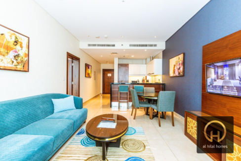 Exquisite 1BR with Burj Khalifa View| Serviced-4
