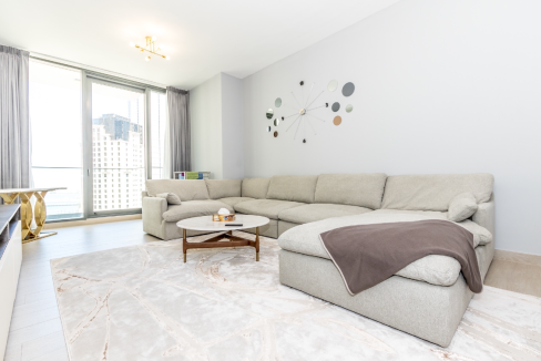 Spacious 2BR with Partial Sea View in Liv-5