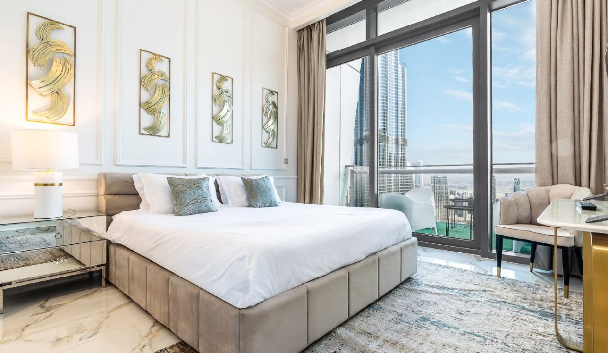3BR + Maid | Burj Khalifa View | High Floor-14