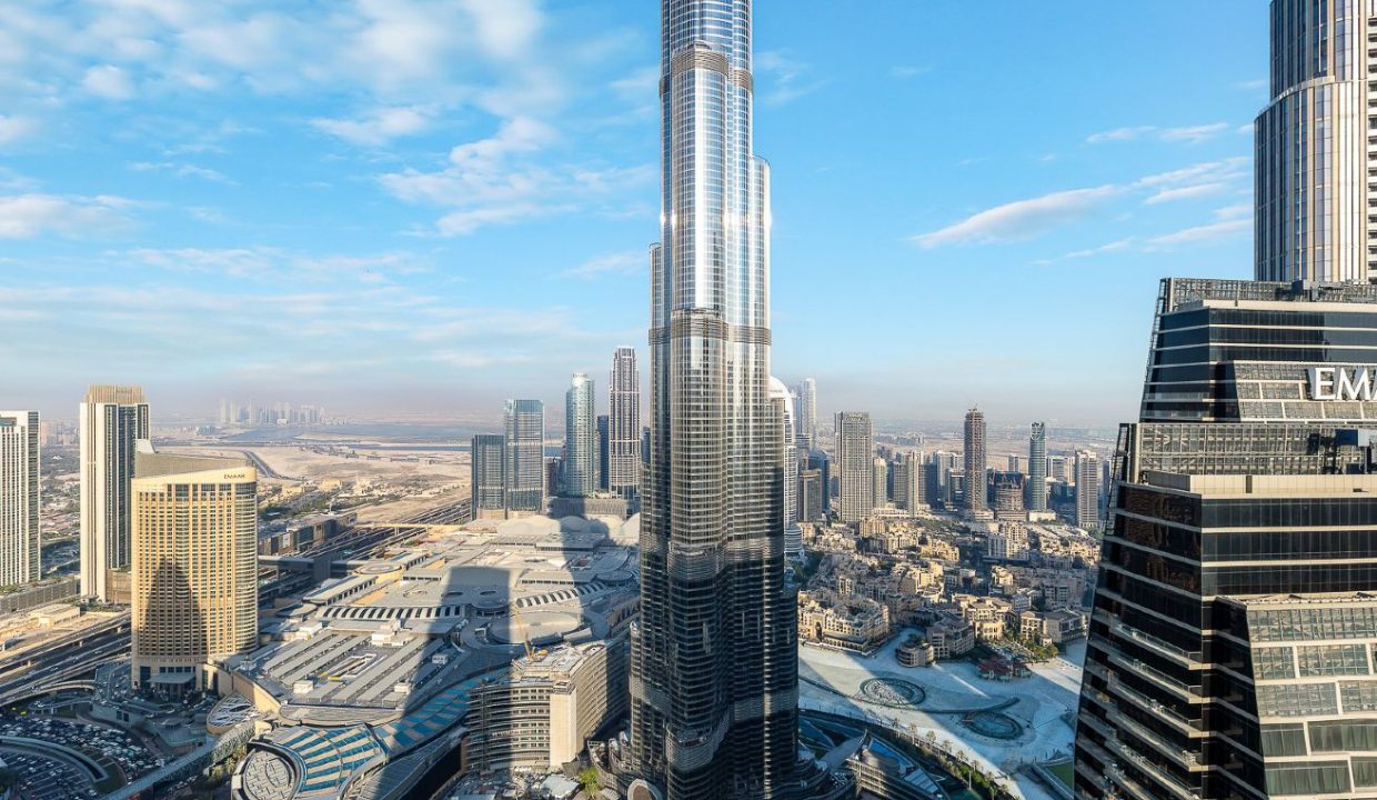 3BR + Maid | Burj Khalifa View | High Floor-25