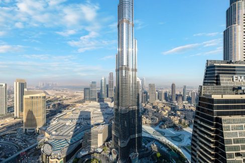 3BR + Maid | Burj Khalifa View | High Floor-25