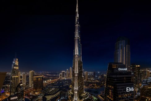 3BR + Maid | Burj Khalifa View | High Floor-28