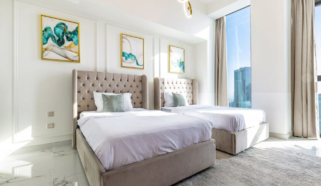 3BR + Maid | Burj Khalifa View | High Floor-8