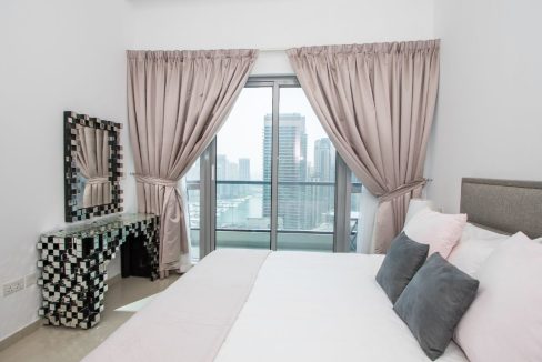 1BR with Full Marina View | Bay Central Tower-2