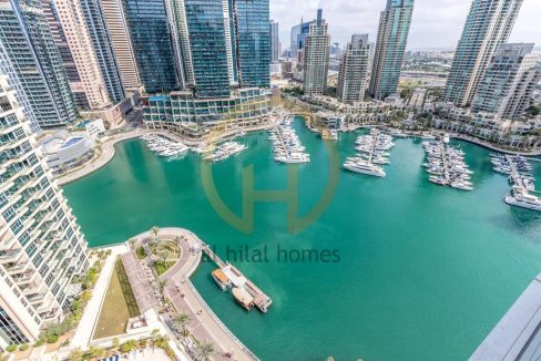 Huge Balcony |Marina View |Furnished | 1BR-2