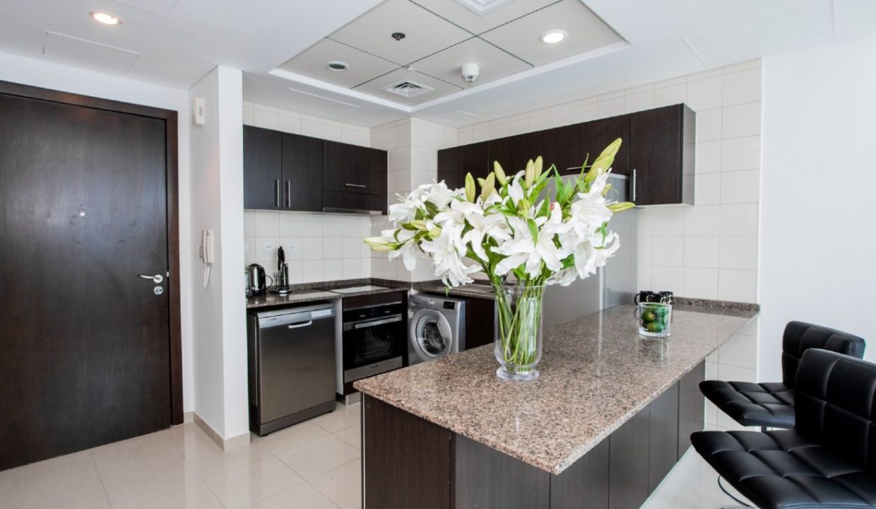 1BR with Full Marina View | Bay Central Tower-13