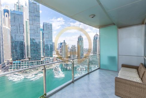 Huge Balcony |Marina View |Furnished | 1BR-17