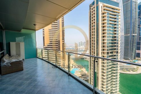 Huge Balcony |Marina View |Furnished | 1BR-20