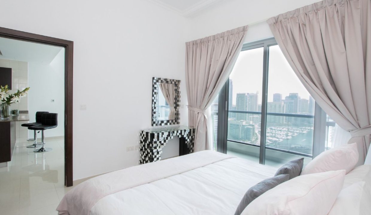 1BR with Full Marina View | Bay Central Tower-3