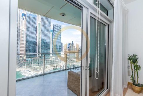 Huge Balcony |Marina View |Furnished | 1BR-22
