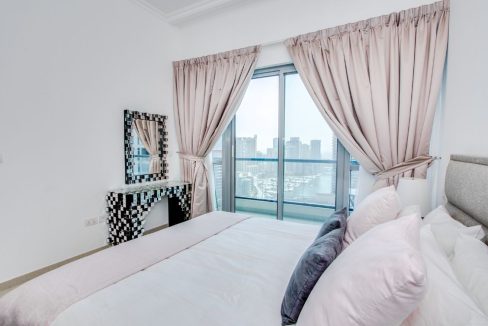 1BR with Full Marina View | Bay Central Tower-4