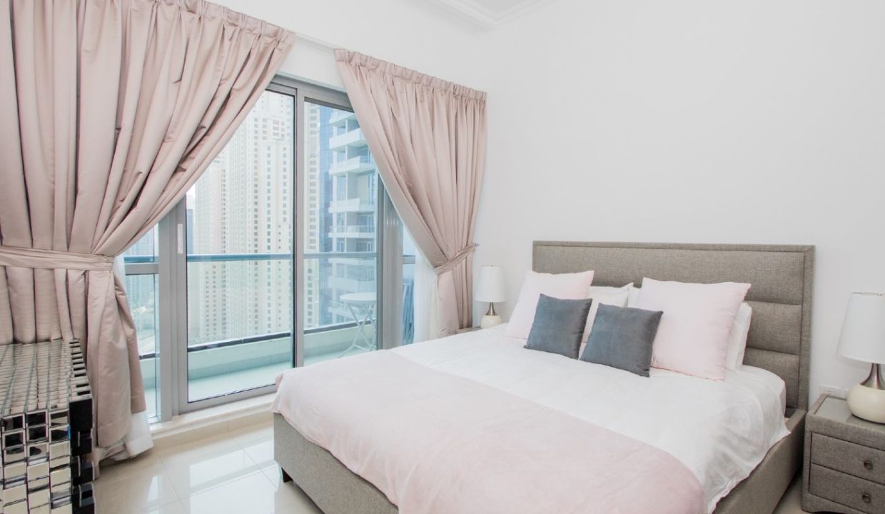1BR with Full Marina View | Bay Central Tower-5