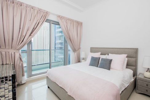 1BR with Full Marina View | Bay Central Tower-5
