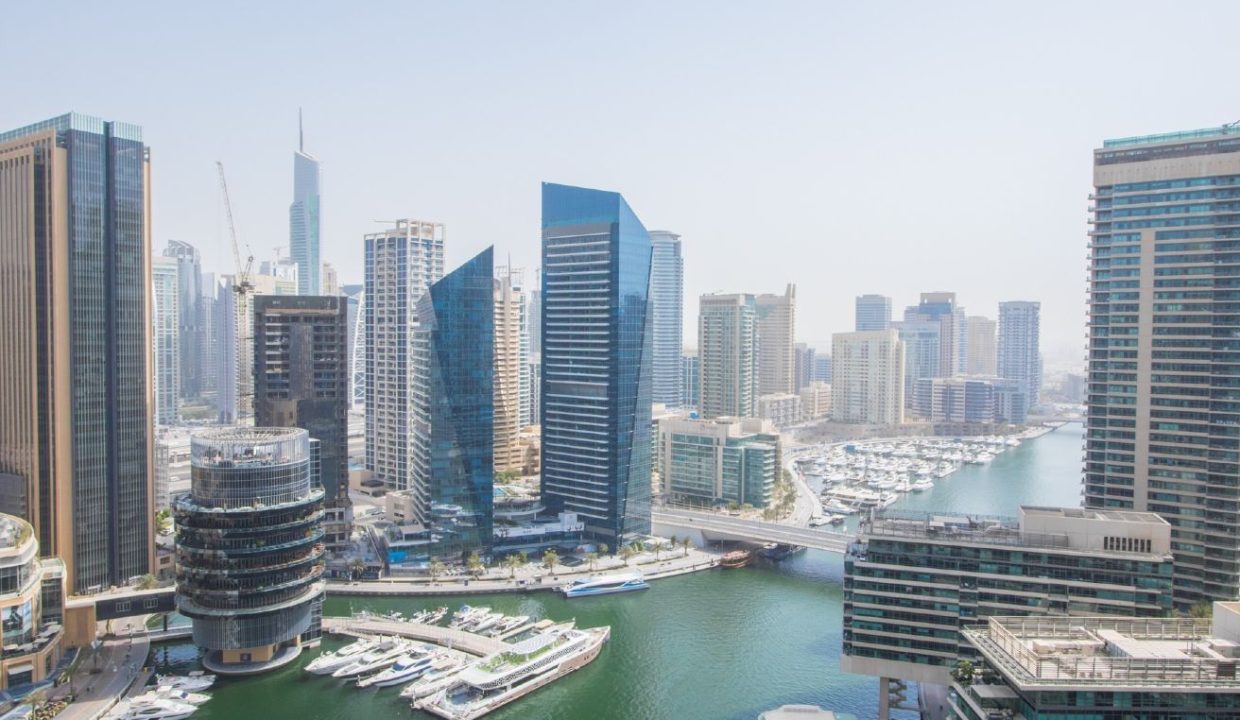 1BR with Full Marina View | Bay Central Tower-7