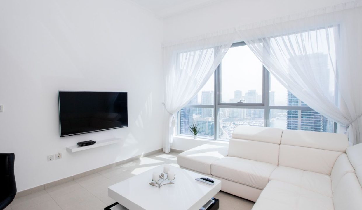 1BR with Full Marina View | Bay Central Tower-9