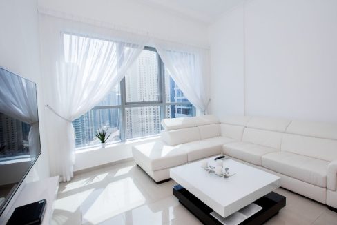1BR with Full Marina View | Bay Central Tower-10
