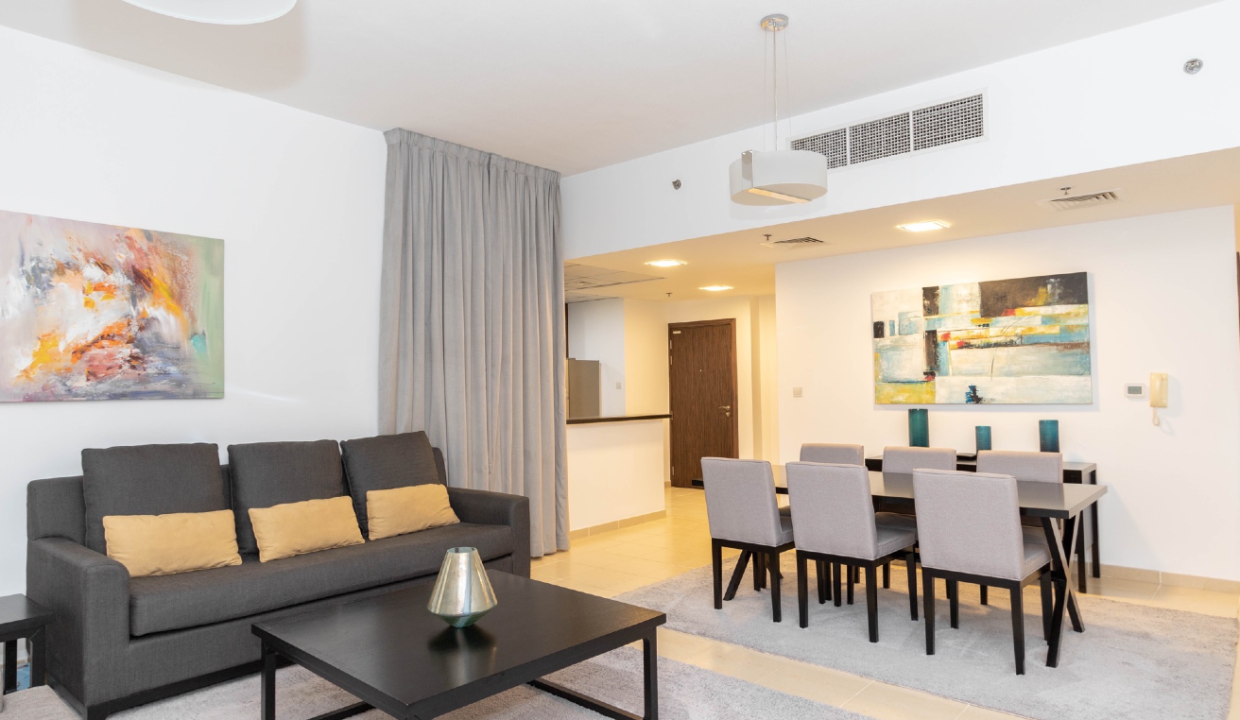 Large 1 Bed Apartment in Shams include the bills-12