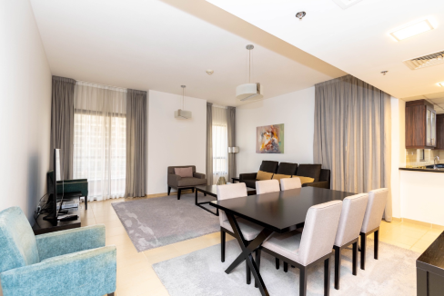 Large 1 Bed Apartment in Shams include the bills-4