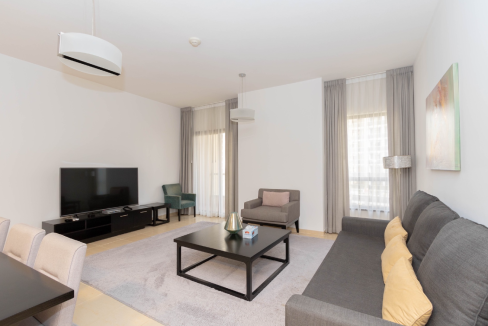 Large 1 Bed Apartment in Shams include the bills-5