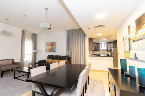 Large 1 Bed Apartment in Shams include the bills-1