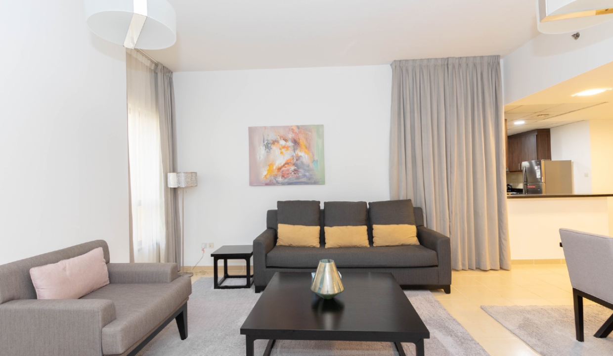 Large 1 Bed Apartment in Shams include the bills-6