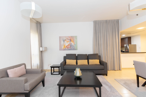 Large 1 Bed Apartment in Shams include the bills-6