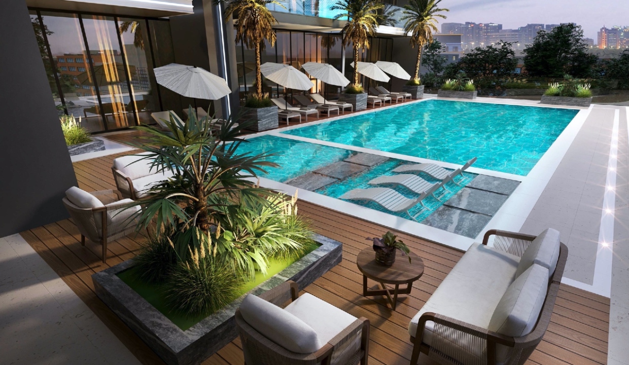 Stunning 1-Bedroom Apartment in Binghatti-14