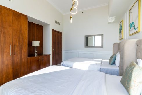 3BR + Maid | Burj Khalifa View | High Floor-12