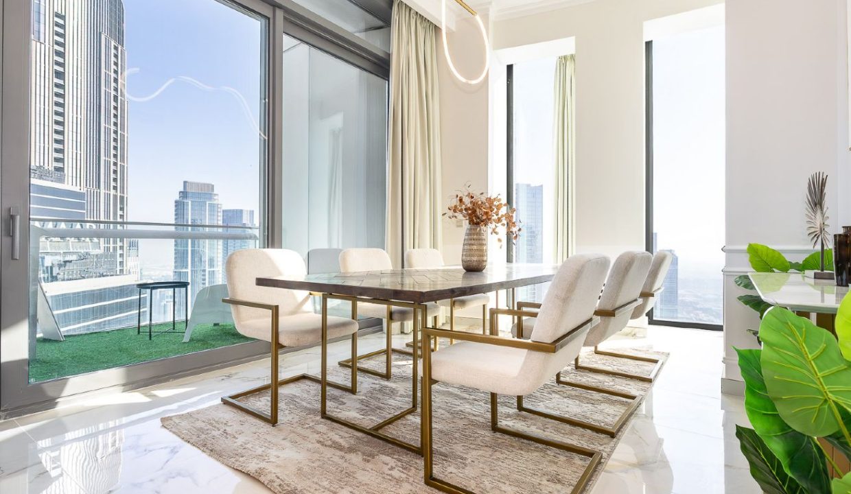 3BR + Maid | Burj Khalifa View | High Floor-17