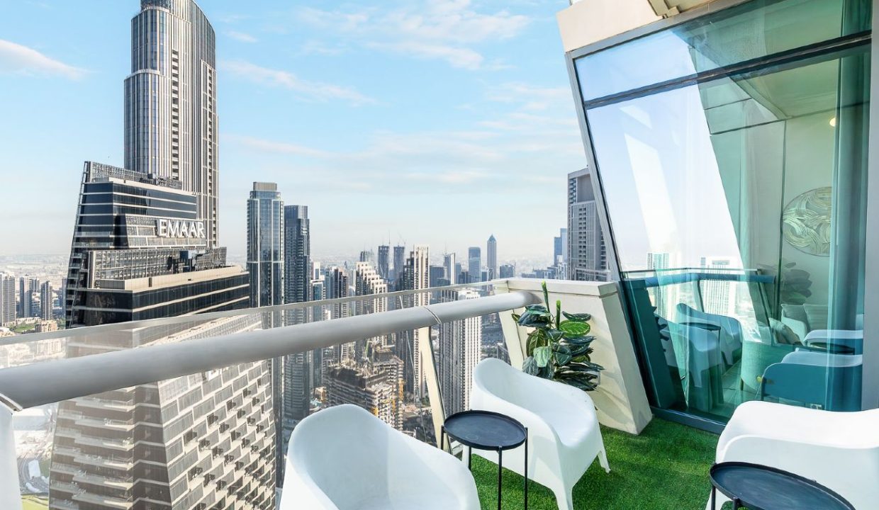 3BR + Maid | Burj Khalifa View | High Floor-22