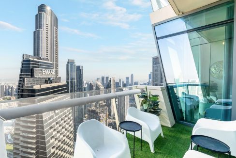 3BR + Maid | Burj Khalifa View | High Floor-22