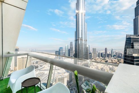 3BR + Maid | Burj Khalifa View | High Floor-7