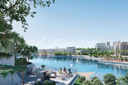 Spacious 2BR Front water View in Creek Waters 2-29