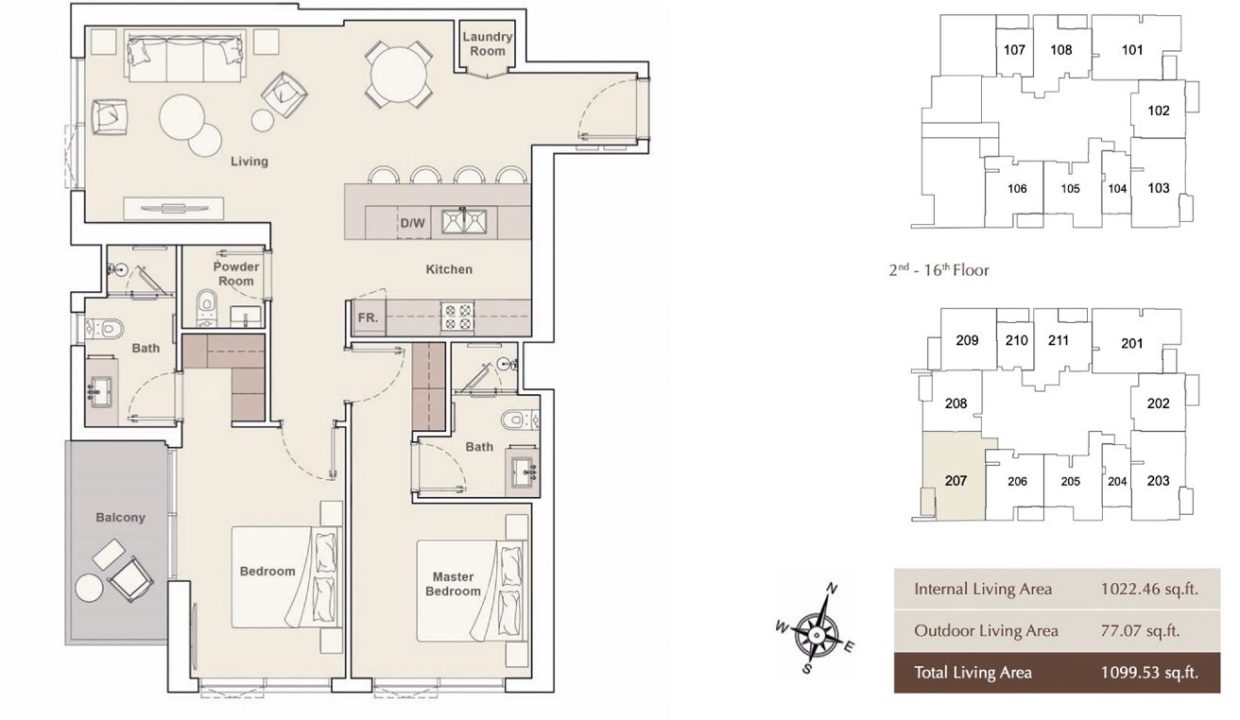 2BR Corner Unit in The Portman | High-End Amenitie-23