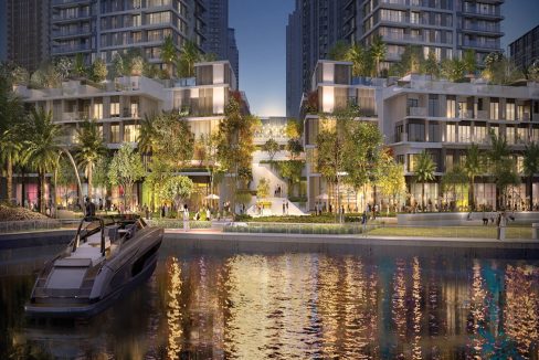 Spacious 2BR Front water View in Creek Waters 2-15