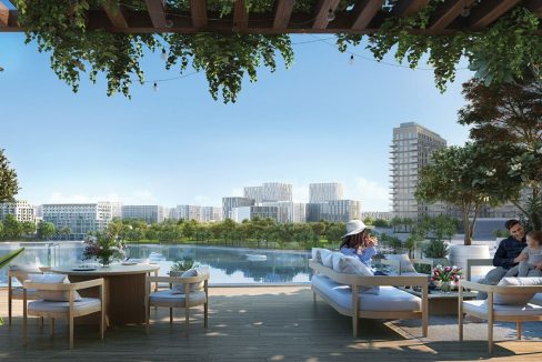 Spacious 2BR Front water View in Creek Waters 2-20