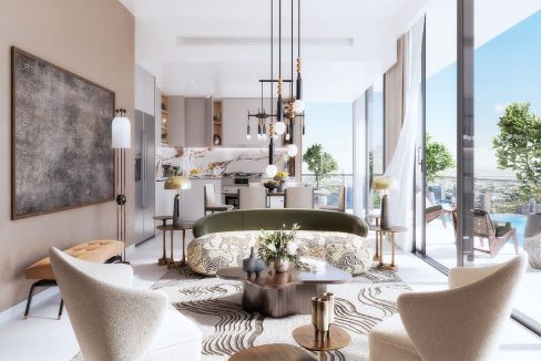 Spacious 2BR Front water View in Creek Waters 2-21