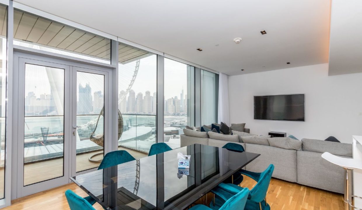 3 BR + M | Sea & Ain Dubai  View | Furnished-7