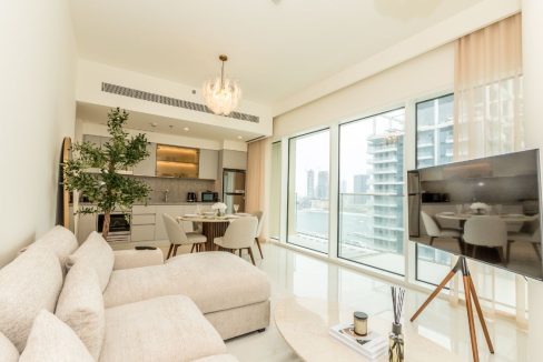 Luxury 1BR Furnished | Sea View | Grand View-1