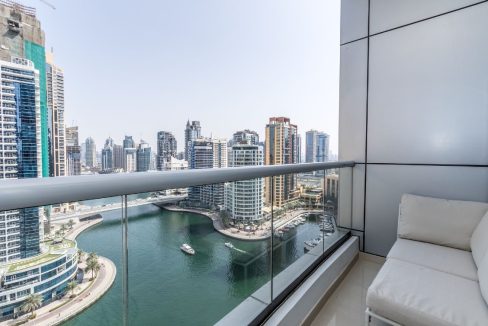 Spacious 1BR | Full Marina View | Bay Central-12