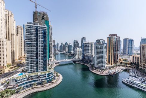 Spacious 1BR | Full Marina View | Bay Central-15