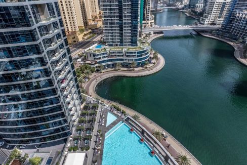 Spacious 1BR | Full Marina View | Bay Central-16