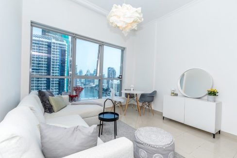 Spacious 1BR | Full Marina View | Bay Central-3
