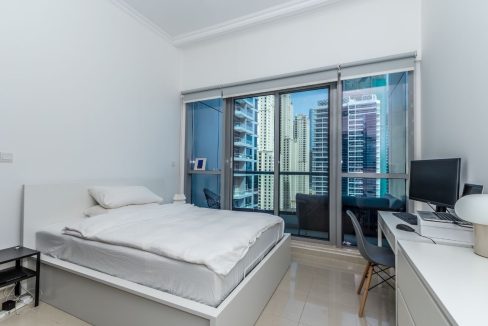 Spacious 1BR | Full Marina View | Bay Central-10