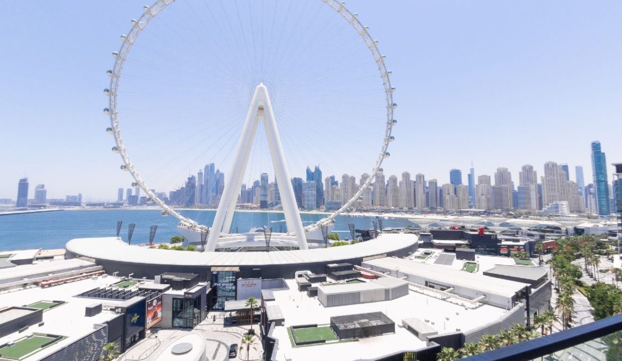 Elegant 3BR+Maid | Panoramic Sea & Ain Dubai View-19