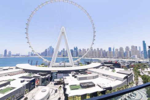 Elegant 3BR+Maid | Panoramic Sea & Ain Dubai View-19