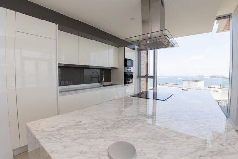 Elegant 3BR+Maid | Panoramic Sea & Ain Dubai View-5