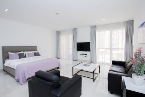 Upgraded Large Studio |Pool View | Fully Furnished-13