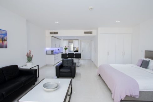 Upgraded Large Studio |Pool View | Fully Furnished-3