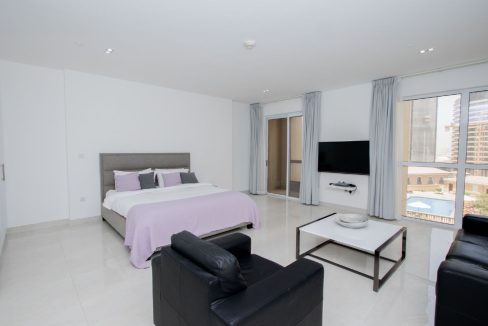 Upgraded Large Studio |Pool View | Fully Furnished-8